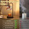 Candle Warmer Lamp with Timer and Dimmer, Vivid Red Cardinal Surrounded by Pink Blooms Soft Stained Glass Wax Melt Warmer with 4 Bulbs, House Warming Birthday Gifts for Women Mom New Home Decor view 3