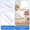 2Pcs Fondant Smoothing, 14.5 x 8 cm/5.7" x 3.1" Fondant Tools Plastic Cake Decorating Smoother & Polisher Cake Decorating Tools Cake Leveler for Smoothing Icing Decoration Sugar Craft (White) view 3