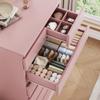 Pink Tall 7 Drawer Dresser for Bedroom, Modern Wood Closet Dressers & Chests of Drawers with Jewelry Storage, 23.6" L*15.8" W*47.5" H in Large Vertical Dresser for Bedroom, Living Room, Nursery view 3