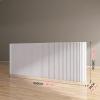 JevLoN Paper Room Divider Retractable Partition Wall Folding Privacy Screen Portable Accordion Paper Wall Separators for Living Room, Office, Store, Event Exhibition(White,200X500CM/78.7x196.8in) view 2