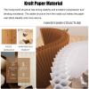 JevLoN Paper Room Divider Retractable Partition Wall Folding Privacy Screen Portable Accordion Paper Wall Separators for Living Room, Office, Store, Event Exhibition(White,200X500CM/78.7x196.8in) view 4