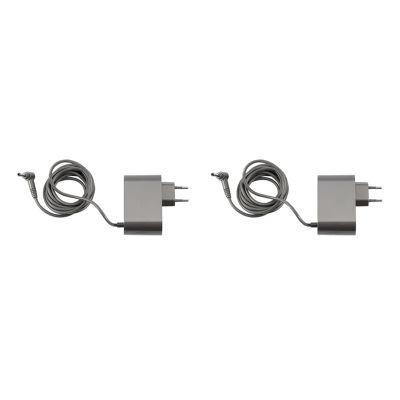 2X Charger EU Plug,Compatible For DysonV10 V11 Vacuum Cleaner Power Cord Adapter Replaceable Parts