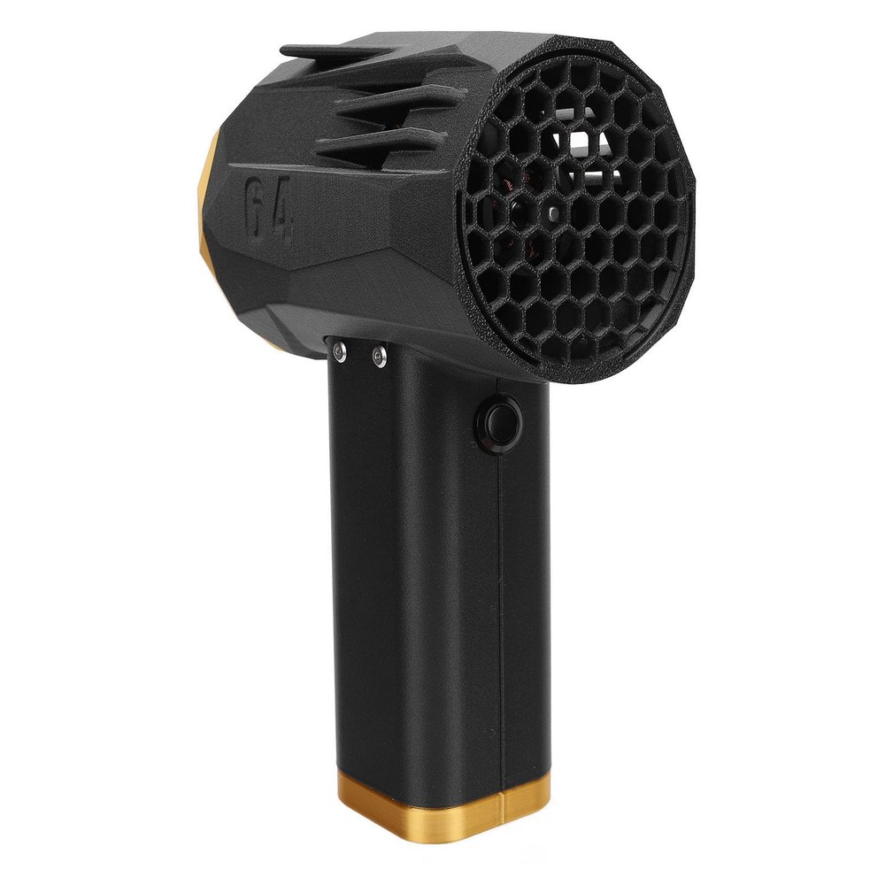 AUNMAS Portable Brushless Motor Cordless Blower Fan, Handheld Electric Air Duster 64mm Duct Dry, 240km / H 1400g Thrust 20W Fast Charging, Secure and Practical, Long Endurance, Portable
