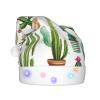 FKGKDF Cactus Flower Print Led Christmas Hat Decorations, Unisex Xmas Hat For Holiday Parties Supplies view 2