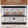 Upgraded High Power Electric Food Dehydrator Machine for Pets, Multi-Function with Timer Control, Easy 4-Button Operation, Perfect for Healthy Homemade Dog Treats view 3