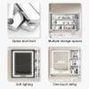 LED Bathroom Mirror Cabinet - Smart Vanity Storage, Wall Mounted, 27.6" x 25.6" Large Mirrored Organizer for Bathroom, Stylish & Functional Bathroom Cabinet. view 3