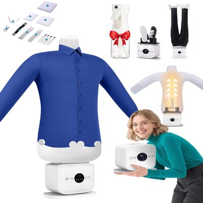 Automatic Iron, Upgraded Touched, Automatic Ironing Machine 3.0, Hands Free Ironing Machine, 8 Minutes Quick Ironed Dry, Adjustable Gentle on All Fabrics for Shirts & Pants
