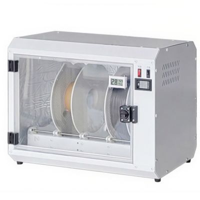 3D Printer Filament Dryer Box, 4-Coil Filament Dehydrator w/Hot-Air Circulation, 0-70 Temperature Control, Filament Dehydrator Storage Box for ABS