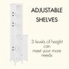 ARCOSUCU 66.92" Tall Bathroom Storage Cabinet with Adjustable Shelves,Slim 1 Doors Freestanding Cabinet with Anti-Tip, Open compartments, for Home, Small Spaces, Bathroom,Kitchen, Living Room (White) view 3