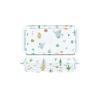Roast Glass Baking Dish Rice Bowl High Borosilicate Plate Double Ear Dinner Steam Salad Pasta(1000ml) view 1
