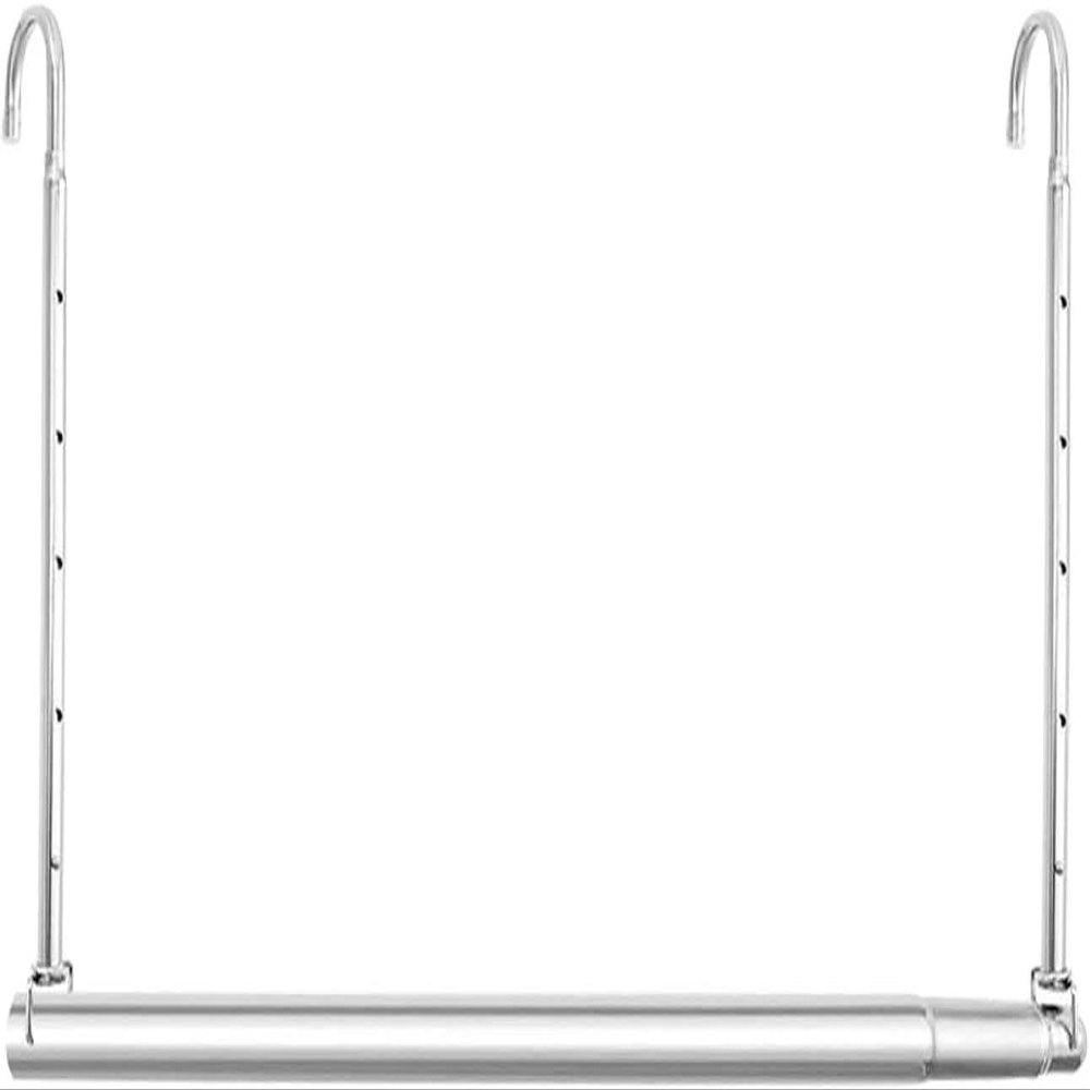 FIXED UP FINDS for Closet Hanging Rod Adjustable Width and Height Space-Saving Clothes Hanging B...