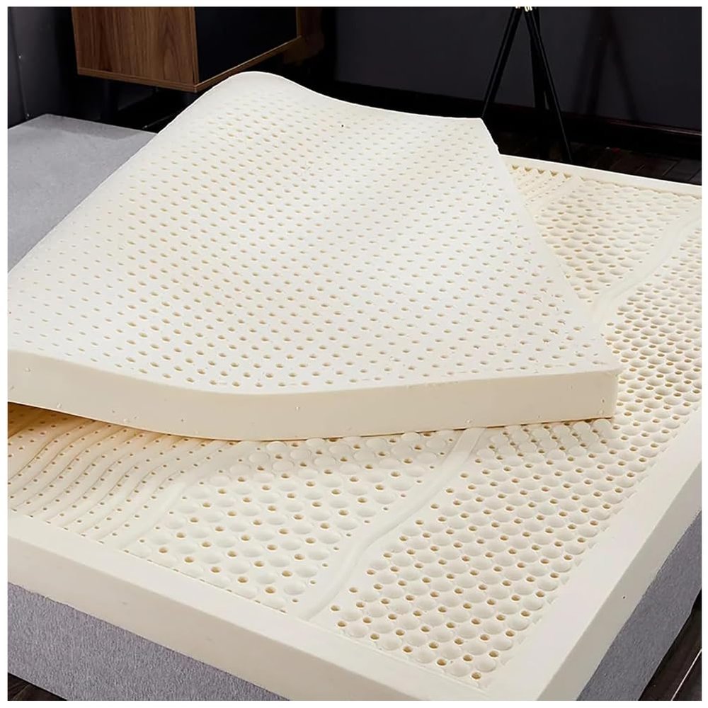 100% Natural Latex Mattress Not Easy to Collapse Suitable, Latex Mattresses Honeycomb for Single Bed Student Dormitory,4in,120x200cm(47x79in)