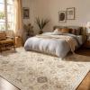 10x12 Area Rugs for Living Room: Bedroom Rug Stain Resistant Non Slip Low Pile Soft Lightweight Carpet for Kitchen Dining Room Nursery Kids Room Farmhouse Home Office view 4
