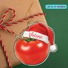 Tomato 2D Shape Ornament for Christmas 2026, Personalized Name Tomato Lover Ornament Keepsake, Custom Fruit Christmas Ornaments for Boyfriend Girlfriend, Customized Fruits Xmas Decoration Gift view 3