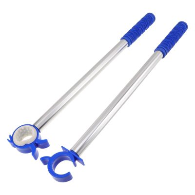 Healifty Window Opening Pole: 2pcs Telescopic Pole Opener Hook for Skylights Awning Windows - Easy Operation for Indoor Outdoor Use