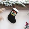 AHUNARLOP Shot Put Christmas Stockings, Xmas Stockings, 18" Large Xmas Stocking, Christmas Party Fireplace Family Hanging Stocking Decorations(White and Black) view 3