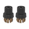 STZTWVFKT 2Pcs Steam Cleaner Brass Brush Head Replacement Parts Fit for Steam Mop X5 Cleaning Tools Accessories view 1