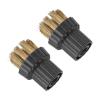 STZTWVFKT 2Pcs Steam Cleaner Brass Brush Head Replacement Parts Fit for Steam Mop X5 Cleaning Tools Accessories view 3