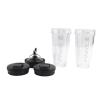 A67Z 24Oz Cups With To-Go Lids, Compatible For Nutri Ninja IQ BN801 SS101 BL480-30 BL641 BL642-30 Blender view 3