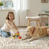 Washable Rugs 10x14 Rug for Living Room, Vintage Large Indoor Carpet Gold view 4