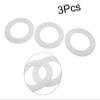 For Glacier for Bay Dual Flush Toilet Seal Replacement 3-Pack, 3 Inch Rubber Gasket for Toilet Tank to Bowl Attachment, Compatible with Gual Flush Models view 2