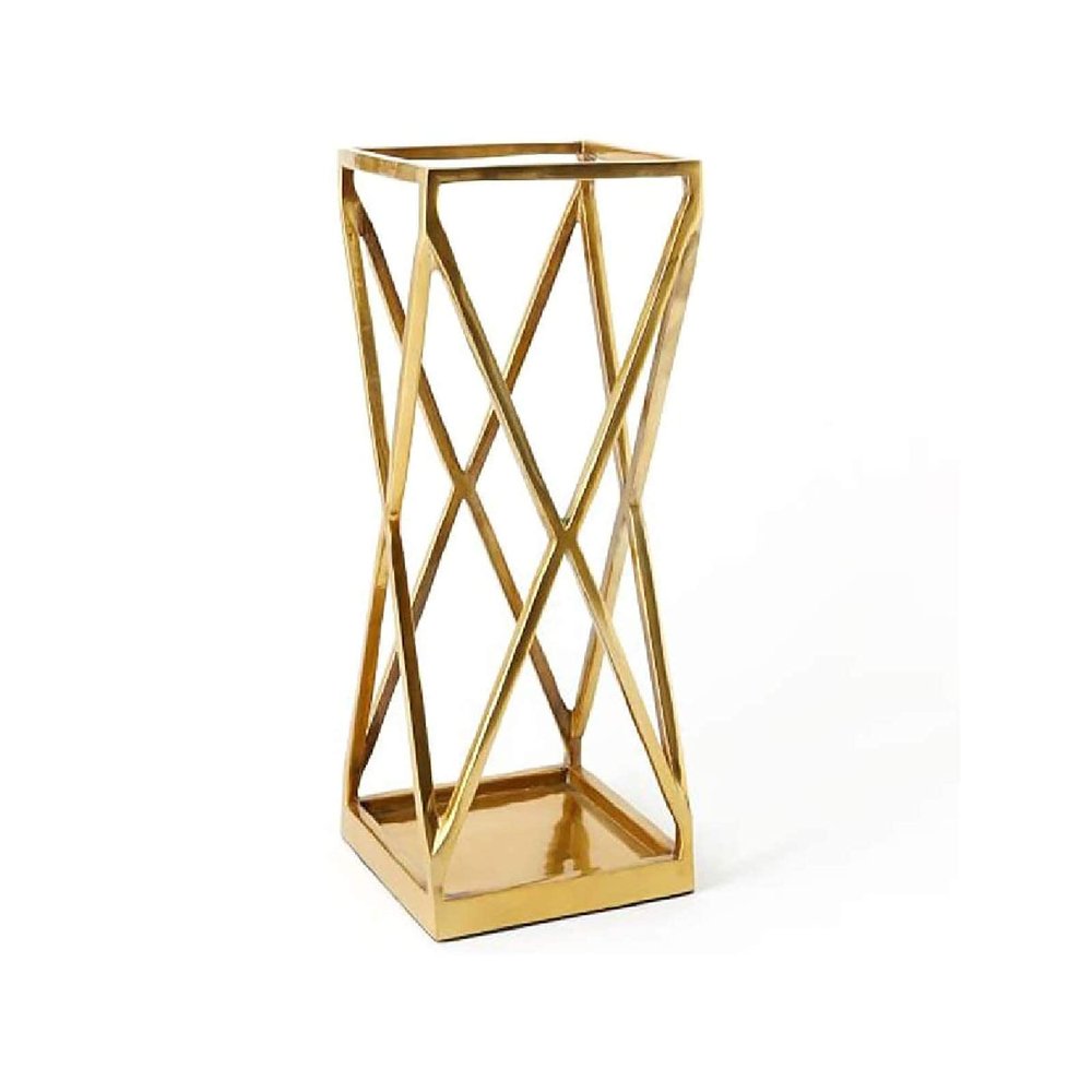 JIQHOHX Umbrella Stands Geometric Design Umbrella Holder Rack Metal Home Umbrella Storage for Indoor Entryway & Outdoor