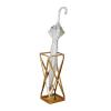 JIQHOHX Umbrella Stands Geometric Design Umbrella Holder Rack Metal Home Umbrella Storage for Indoor Entryway & Outdoor view 2