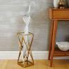 JIQHOHX Umbrella Stands Geometric Design Umbrella Holder Rack Metal Home Umbrella Storage for Indoor Entryway & Outdoor view 4