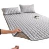 Breathable Mattress Cover, Quilted Waterproof Mattress Protector with Elastic Bands for 8-15 Inch Mattress, Noiseless Design for Quiet Sleep(Dark Gray,180 * 200cm) view 2