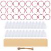 WEISUYUUS Pack of 24 Colorful Stretchy Silicone Bracelets Friendship Wristbands for Beach Parties and Music Festivals view 1