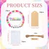 WEISUYUUS Pack of 24 Colorful Stretchy Silicone Bracelets Friendship Wristbands for Beach Parties and Music Festivals view 3