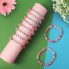 WEISUYUUS Pack of 24 Colorful Stretchy Silicone Bracelets Friendship Wristbands for Beach Parties and Music Festivals view 4