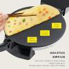 1200W Electric Roti Maker with Double-Sided Heating, Adjustable Temperature Control, Non-Stick 12-Inch Plates for Perfect Chapati, Pancakes, Crepes & Omelettes. view 2