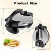 1200W Electric Roti Maker with Double-Sided Heating, Adjustable Temperature Control, Non-Stick 12-Inch Plates for Perfect Chapati, Pancakes, Crepes & Omelettes. view 4