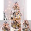 Compact Desktop Christmas Tree with Stand, Luxury-decorated Mini Christmas Tree, Realistic Pine Tree Design, Best DIY Xmas Decorations(Red,50cm/19.7in) view 3