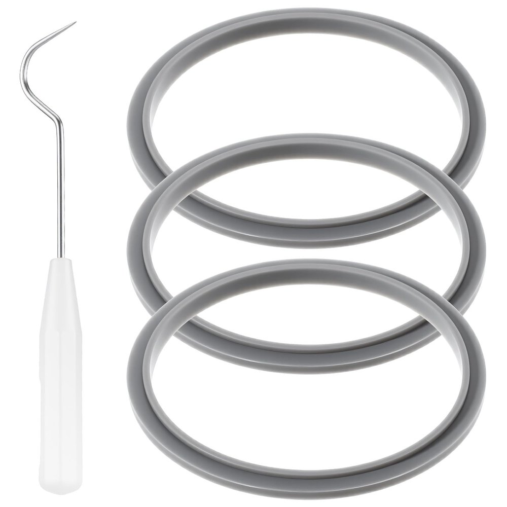 3 Pack Blender Gasket Replacement Parts, Rubber O-Ring Sealing Gaskets Compatible for Nutribullet Blender 900W & 600W Series