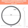 3 Pack Blender Gasket Replacement Parts, Rubber O-Ring Sealing Gaskets Compatible for Nutribullet Blender 900W & 600W Series view 2