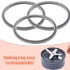 3 Pack Blender Gasket Replacement Parts, Rubber O-Ring Sealing Gaskets Compatible for Nutribullet Blender 900W & 600W Series view 4