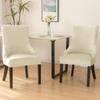 Stretch Wingback Chair Cover Slipcover, Washable Upholstered Armchair Covers Fits Arm Dining Chairs, Accent Chair Protector for Living Room, Banquet(C-Beige,1PCS) view 4