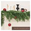 2Pcs 6FT Artificial Pine Christmas Garland, Faux Greenery for Mantel, Table, Wall, and Home Party Decor view 3
