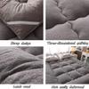 FloorMattress Soft Folding PortableMattress Double Single Japanese Futons, Japanese Tatami Roll Mat, Guest Bed Roll Up Organic Pad Meditation Mat view 3
