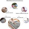 FloorMattress Soft Folding PortableMattress Double Single Japanese Futons, Japanese Tatami Roll Mat, Guest Bed Roll Up Organic Pad Meditation Mat view 4