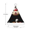 Adult plush Christmas hat HJFCZH cartoon yogurt bowl Prints with soft touch for Christmas party view 3