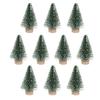 YYZKYTO s Decor with Snow Covered Pine 5cm Ornaments for Home Party Bar Bottle Brush Trees Commemoration Day view 1