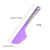 34cm Large Silicone Baking Spatula Non-Stick Cream Butter Heat Resistant Cookie Chocolate Pastry Scraper Kitchen Tools(Purple) view 2