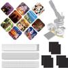 1000 Sets 2in/50mm Square Magnet Button Supplies, Including Metal Cover, Plastic Back Cover, Clear Film, Blank Paper, Soft Magnet view 1