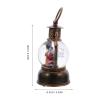 Christmas Music Box Lantern Snow Globe Xmas Holiday Decor view 2