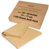 20x30 Inch - 1200 Bulk Sheets Commercial Parchment Paper, Unbleached Heavy-Duty, Extra Large, Food Grade for Baking Trays, Pizza Stones, Bakery & Catering Supplies (Brown 20"30.3"(5177cm) 1200s) view 1