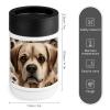 12oz Beverage Can Cooler Dog Print Double Wall Vacuum Insulated Drink Holder Stainless Steel Can Beverage Sleeve for Standard Beer Seltzer And Soda view 2