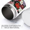 12oz Beverage Can Cooler Very Large Petals Print Double Wall Vacuum Insulated Drink Holder Stainless Steel Can Beverage Sleeve for Standard Beer Seltzer And Soda view 3